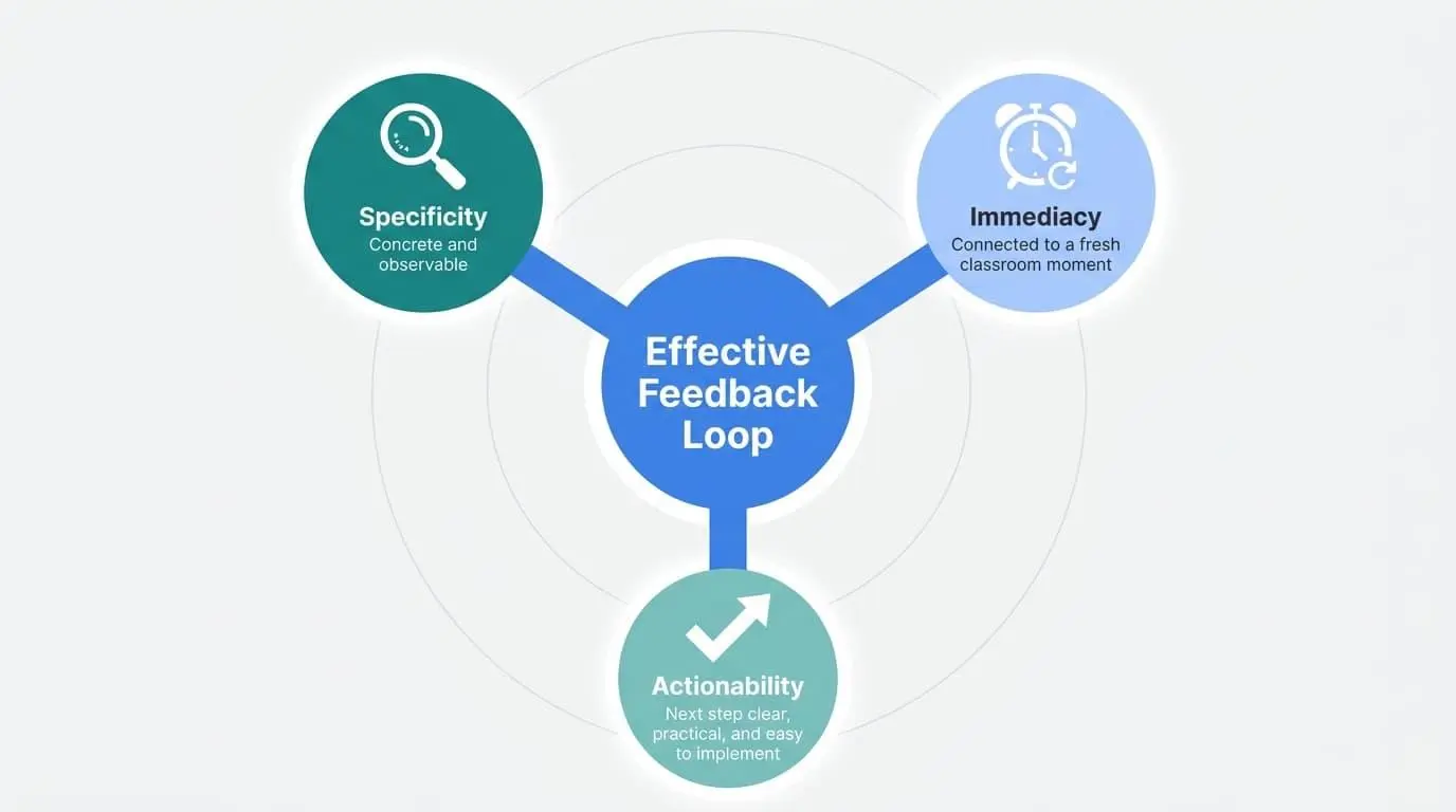 Research-Backed Strategies for Teacher Feedback That Improves Teaching 2 Why the quality of teacher feedback matters more than how often it's given.