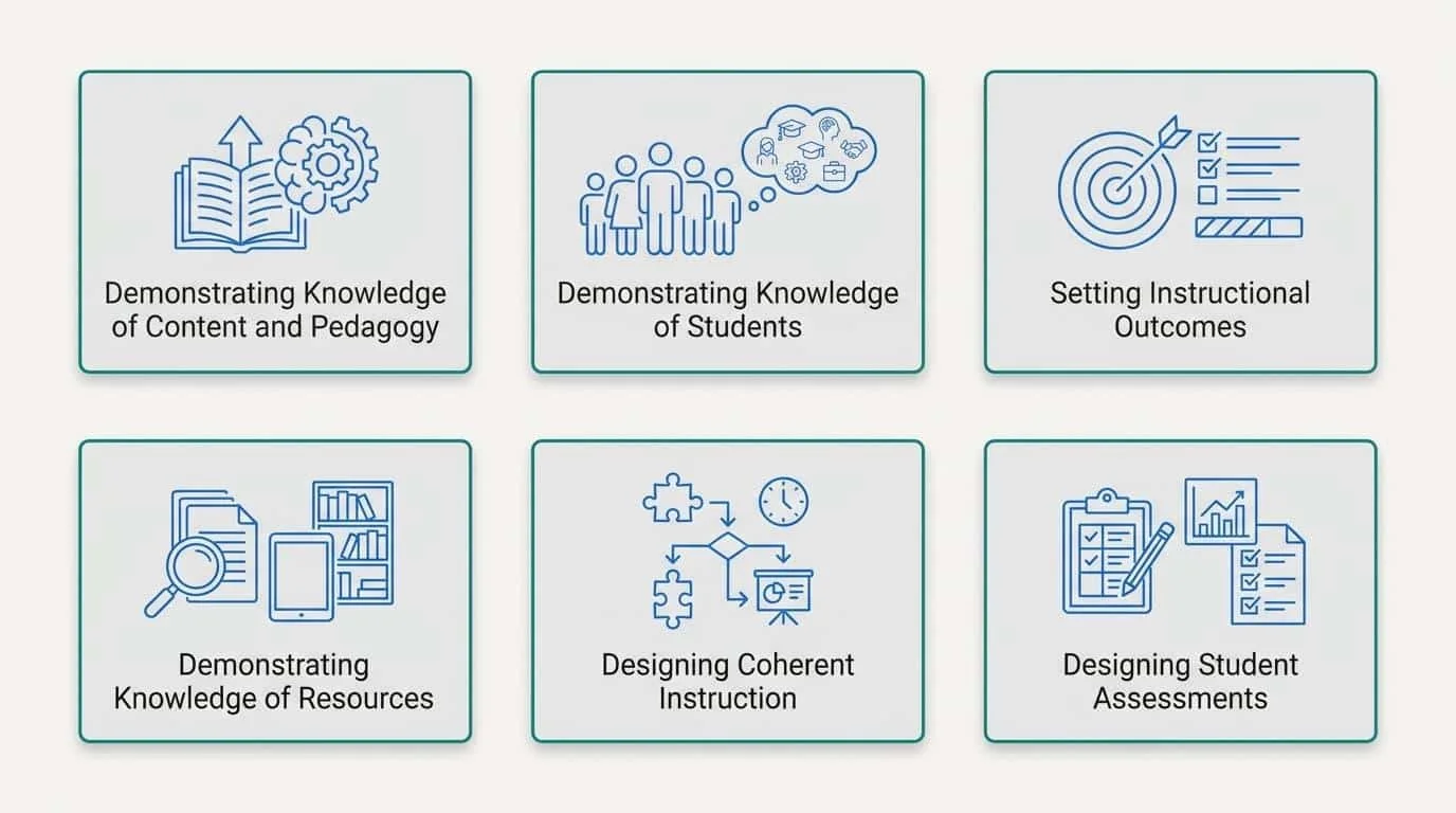 Planning and Preparation 6 components